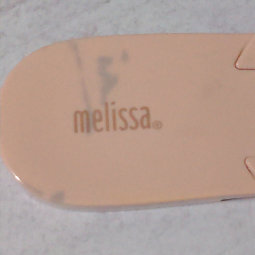 Melissa Pink Sandals Thong Flip Flop Bow – Size 10 - Picture 12 of 15